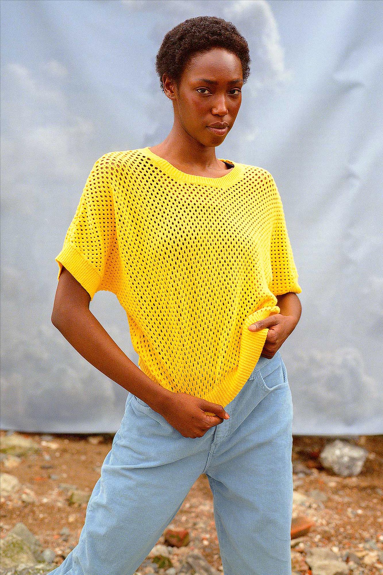 Gloria!Gloria! - Gele Muse trui