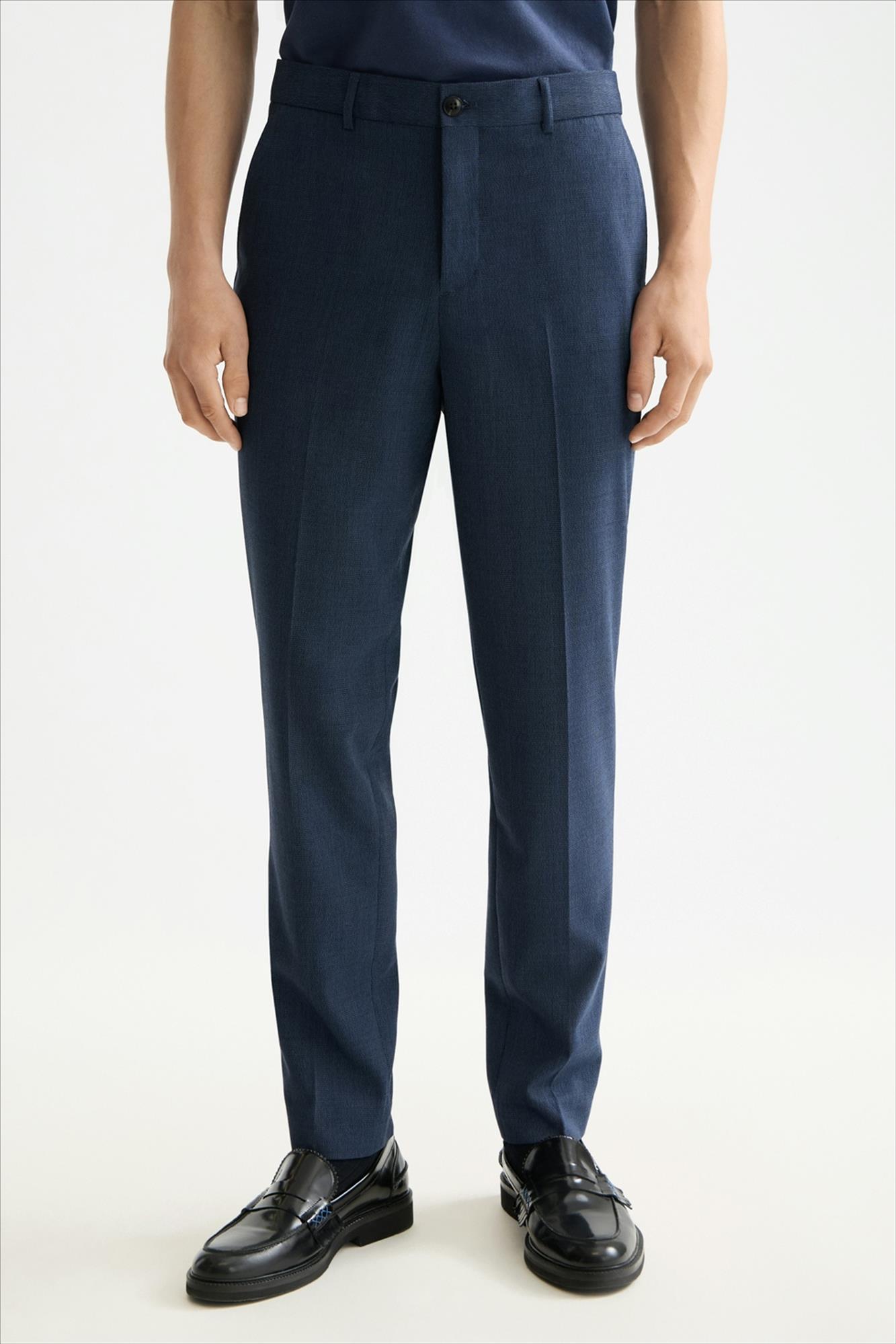Scotch & Soda - Blauwe Irving slim tapered chino